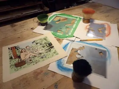 atelier, pochoir, floc'h, découpe